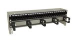 Hyperline BW19-3U-110F-RAL7035 Кронштейн настенный для 19" оборудования