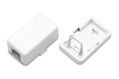 Hyperline SBB3-1-WH Корпус настенной розетки для установки 1-ой вставки типа Keystone Jack