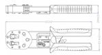 Hyperline HL-3H00010 Инструмент обжимной для разъемов RJ45 серии PLEZ