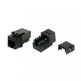 Вставка Keystone Jack RJ-45 Hyperline KJ9-8P8C-C5e-90-BK (8P8C)&nbsp;<img style='position: relative;margin:0' src='/image/only_to_order_edit.gif' alt='На заказ' title='На заказ' />