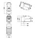 Hyperline KJ9-8P8C-C5e-90-SH-F-WH Вставка Keystone Jack RJ-45(8P8C)
