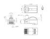 Hyperline PLEZ-8P8C-UA-C6-100 Разъем легкой оконцовки RJ-45 (8P8C) под витую пару Hyperline PLEZ-8P8C-UA-C6-100 Разъем легкой оконцовки RJ-45 (8P8C) под витую пару