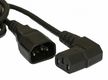 Hyperline PWC-IEC13A-IEC14-5.0-BK Кабель питания монитор-компьютер IEC 320 C13 (угловая) - IEC 320 C14 (3x1.0)