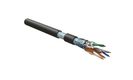 Hyperline FUTP4-C5E-S24-IN-LSZH-BK-305 (305 м) Кабель витая пара F/UTP Hyperline FUTP4-C5E-S24-IN-LSZH-BK-305 (305 м) Кабель витая пара F/UTP