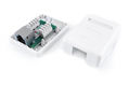Hyperline SB1-1-8P8C-C6-SH-WH Розетка компьютерная RJ-45(8P8C) Hyperline SB1-1-8P8C-C6-SH-WH Розетка компьютерная RJ-45(8P8C)
