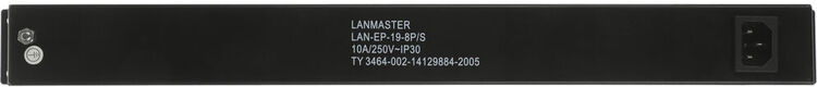 LANMASTER
Блок розеток 8 шт. с заземлением