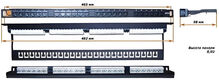 Патч-панель LANMASTER компактная 24 порта