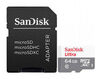 Флеш-накопитель Sandisk Карта памяти 64GB SanDisk Ultra® microSDXC + SD Adapter 100MB/s Class 10 UHS-I