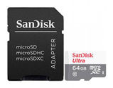 Флеш-накопитель Sandisk Карта памяти 64GB SanDisk Ultra&reg; microSDXC + SD Adapter 100MB/ s Class 10 UHS-I SDSQUNR-064G-GN3MA