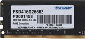 Patriot DDR4 16GB 2666MHz UDIMM (PC4-21300) CL19 1.2V (Retail) 1*8 PSD416G26662