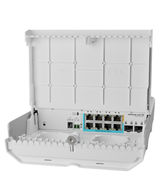 MikroTik netPower Lite 7R with 8 x Gigabit Ethernet ports (7 with Reverse POE-in, 1 with PoE-OUT) CSS610-1Gi-7R-2S+OUT&nbsp;<img style='position: relative;margin:0' src='/image/only_to_order_edit.gif' alt='На заказ' title='На заказ' />