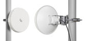 MikroTik Wireless Wire nRAY (Pair of preconfigured LHGG-60ad devices for 60Ghz link (60GHz antenna, 802.11ad wireless, two core 1.2GHz CPU, 256MB RAM, 1x Gigabit LAN, RouterOS L3, POE, PSU) for 1Gbps