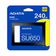 ADATA SSD SU650 240Gb SATA-III 2,5”/7мм ASU650SS-240GT-R ADATA SSD SU650 240Gb SATA-III 2,5”/7мм ASU650SS-240GT-R