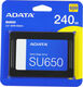 ADATA SSD SU650 240Gb SATA-III 2,5”/7мм ASU650SS-240GT-R ADATA SSD SU650 240Gb SATA-III 2,5”/7мм ASU650SS-240GT-R