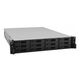 Synology (Rack2U) 8C2,1Ghz/8Gb (64)/RAID0,1,10,5,6/upto12HP HDDs SATA(3,5'or2,5')upto 36 with 2xRX1217RP/2xUSB/4GE+2x10GE/2xPCIe/iSCSI/2xIPcam(upto90)/2xRPS/no rail/5YW'
