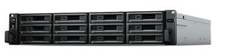 Synology (Rack2U) 8C2,1Ghz/8Gb (64)/RAID0,1,10,5,6/upto12HP HDDs SATA(3,5'or2,5')upto 36 with 2xRX1217RP/2xUSB/4GE+2x10GE/2xPCIe/iSCSI/2xIPcam(upto90)/2xRPS/no rail/5YW'