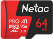 Флеш-накопитель NeTac Карта памяти Netac MicroSD card P500 Extreme Pro 64GB Флеш-накопитель NeTac Карта памяти Netac MicroSD card P500 Extreme Pro 64GB