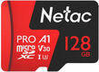 Флеш-накопитель NeTac Карта памяти Netac MicroSD card P500 Extreme Pro 128GB