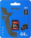 Флеш-накопитель NeTac Карта памяти Netac P600 Standard SD 64GB Флеш-накопитель NeTac Карта памяти Netac P600 Standard SD 64GB