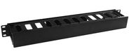 Hyperline CM-1U-D75-PL-COV Кабельный организатор пластиковый с крышкой Hyperline CM-1U-D75-PL-COV Кабельный организатор пластиковый с крышкой