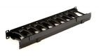 Hyperline CMF-1U-FPL106-MCOV-RAL9005 Кабельный организатор с крышкой