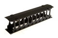 Hyperline CMF-2U-FPL106-MCOV-RAL9005 Кабельный организатор с крышкой Hyperline CMF-2U-FPL106-MCOV-RAL9005 Кабельный организатор с крышкой