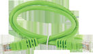 ITK RJ45(m) - RJ45(m) Cat. 6 U/UTP PVC 1м зелёный