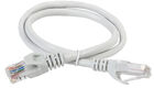 ITK RJ45(m) - RJ45(m) Cat. 5e U/UTP LSZH 15м серый
