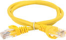 ITK RJ45(m) - RJ45(m) Cat. 6 U/UTP LSZH 5м жёлтый