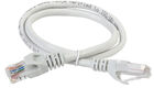 ITK RJ45(m) - RJ45(m) Cat. 6A U/UTP LSZH 2м серый