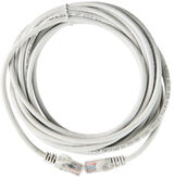 Патч-корд ITK RJ45(m) - RJ45(m) Cat. 5e U/ UTP LSZH 10м серый PC01-C5EUL-10M