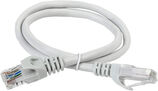 Патч-корд ITK RJ45(m) - RJ45(m) Cat. 6A U/ UTP PVC 5м серый PC01-C6AUL-5M