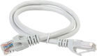 ITK RJ45(m) - RJ45(m) Cat. 5e U/UTP LSZH 0.5м серый
