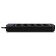 Фильтр SVEN SF-05LU 3.0 м (5 евро розеток,2*USB(2,4А)) SV-018849