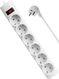 Сетевой фильтр Defender DFS 155 (5 м, 6 розеток) 99493