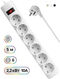 Сетевой фильтр Defender DFS 155 (5 м, 6 розеток) 99493