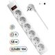 Сетевой фильтр Defender DFS 151 (1.8 м, 6 розеток) 99489