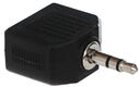 VCOM mini jack 3.5 mm (m) - 2 x mini jack 3.5 mm (f) VCOM mini jack 3.5 mm (m) - 2 x mini jack 3.5 mm (f)