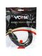 VCOM mini jack 3.5 mm (m) - mini jack 3.5 mm (m) 3м