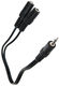 VCOM mini jack 3.5 mm (m) - 2 x mini jack 3.5 mm (f) 0.2м VCOM mini jack 3.5 mm (m) - 2 x mini jack 3.5 mm (f) 0.2м