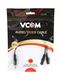 VCOM mini jack 3.5 mm (m) - 2 x mini jack 3.5 mm (f) 0.2м