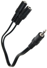 VCOM mini jack 3.5 mm (m) - 2 x mini jack 3.5 mm (f) 0.2м CV203-0.2M&nbsp;<img style='position: relative;margin:0' src='/image/only_to_order_edit.gif' alt='На заказ' title='На заказ' />