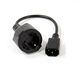 VCOM UPS -> розетка (IE-320 C14 to Socket Type-F) 3Gx0,75mm2