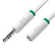Greenconnect 3.0m jack 3.5mm/jack 3.5mm белый