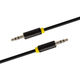 Greenconnect 0.25m jack 3.5mm/jack 3.5mm черный