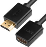 Кабель Greenconnect HDMI (f) - HDMI (m) 1м GCR-HMFR6-BB3S-1m&nbsp;<img style='position: relative;margin:0' src='/image/only_to_order_edit.gif' alt='На заказ' title='На заказ' />