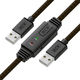 Greenconnect USB 2.0 Type-AM - USB 2.0 Type-AM 10м Greenconnect USB 2.0 Type-AM - USB 2.0 Type-AM 10м