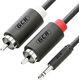 Greenconnect mini jack 3.5 mm (m) - 2 x RCA (m) Greenconnect mini jack 3.5 mm (m) - 2 x RCA (m)