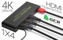 Greenconnect HDMI (f) to 4 x HDMI (f)