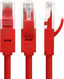 Greenconnect RJ45(m) - RJ45(m) Cat. 5e U/UTP PVC 0.2м красный